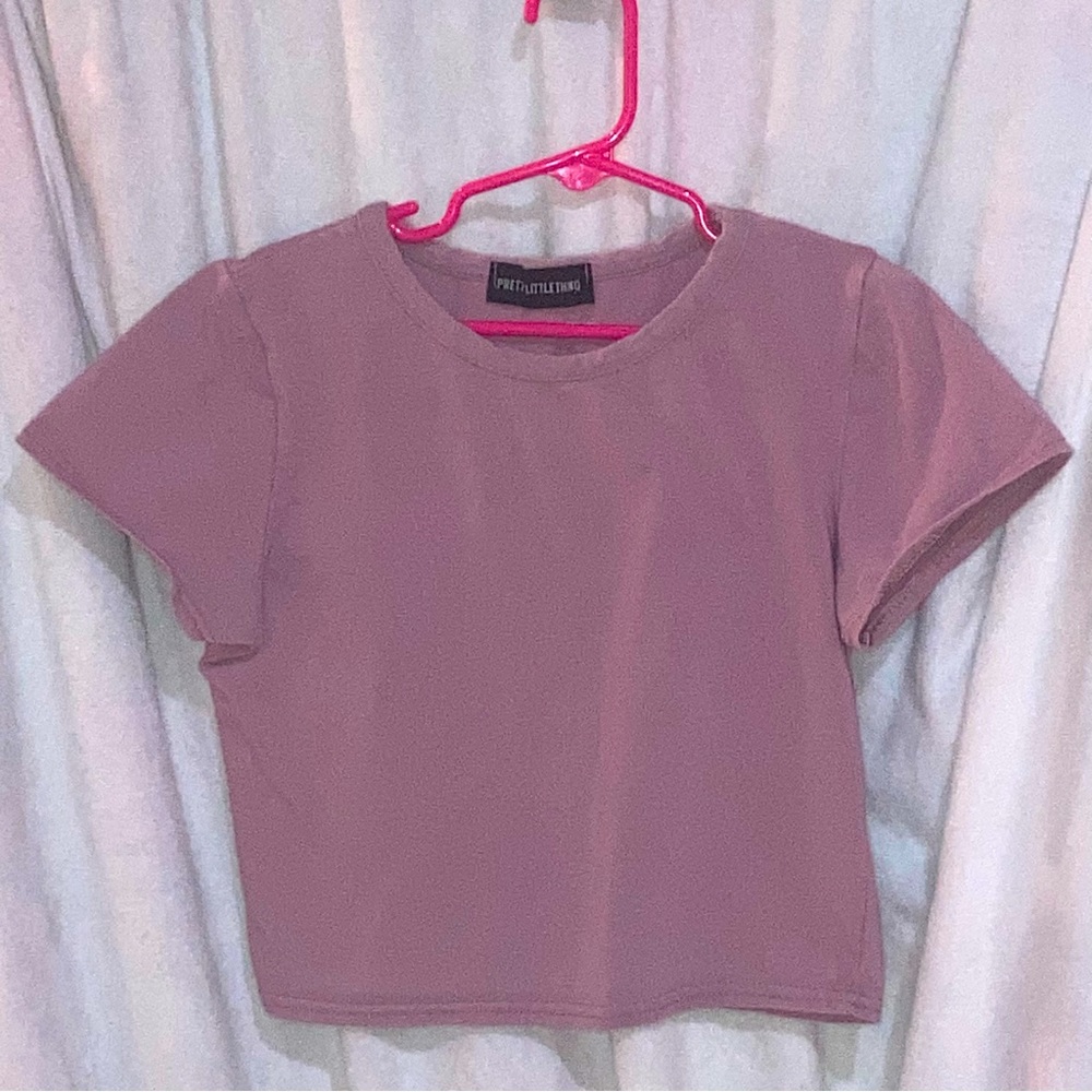 PrettyLittleThing crop purple - sz juniors XS